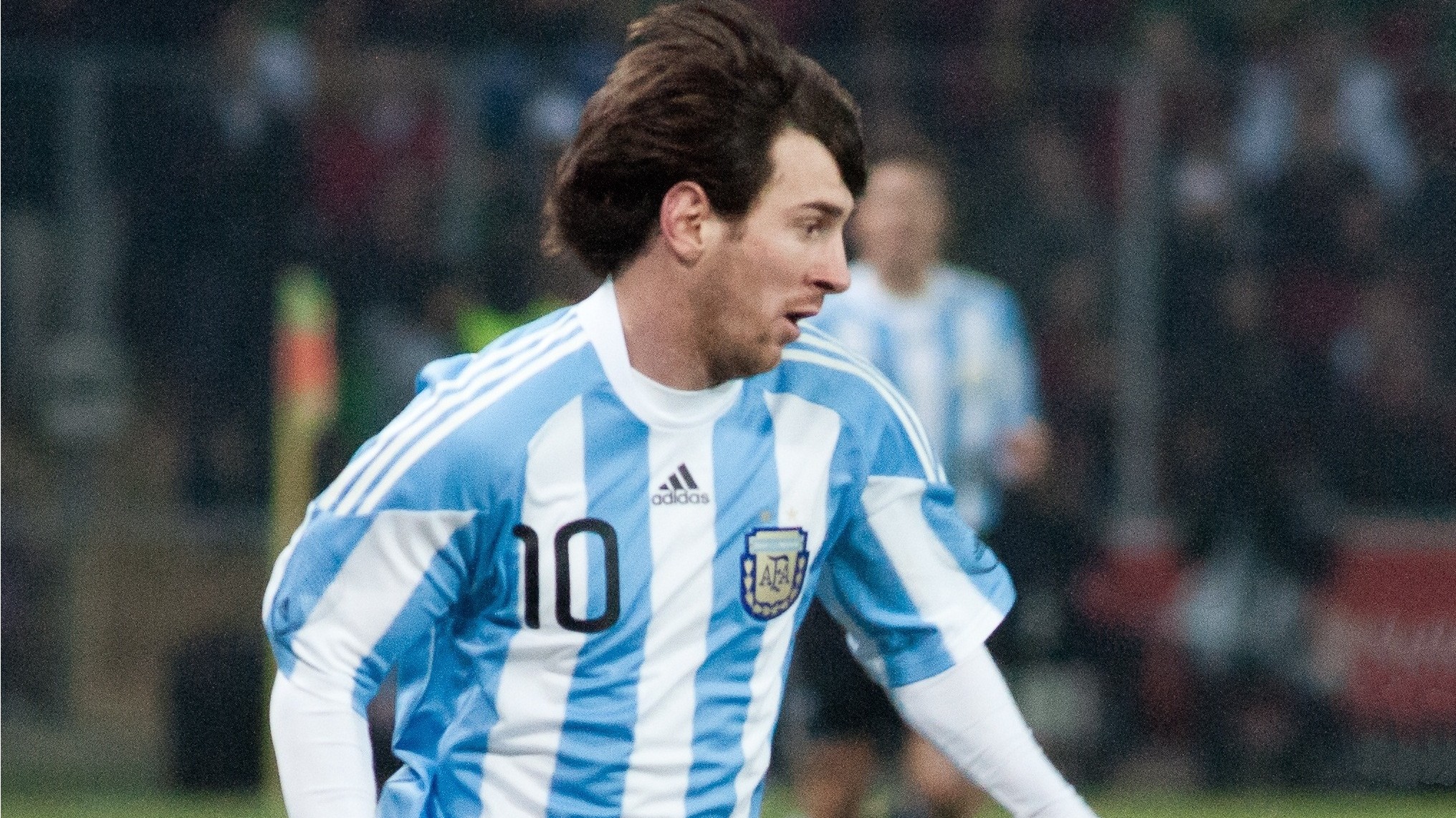 Lionel Messi in Argentina's number 10 shirt. At 38, he begins his sixth and final World Cup today against Algeria.