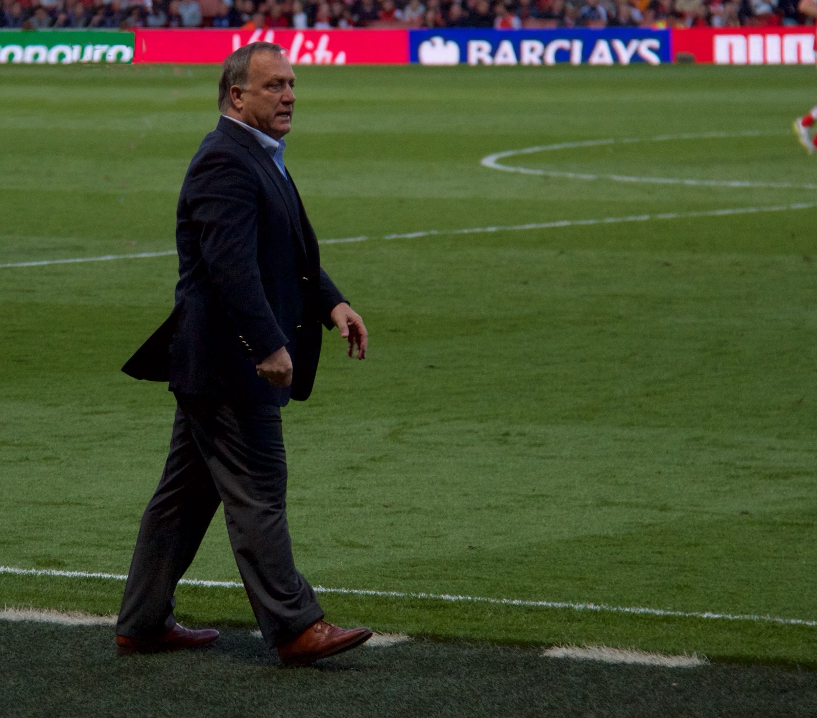 Dick Advocaat on the touchline, the 78-year-old Curacao coach whose tactical masterclass broke the model
